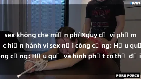 sex không che miễn phí Nguy cơ vi phạm pháp luật khi thực hiện hành vi sex nơi công cộng: Hậu quả và hình phạt có thể đối mặt